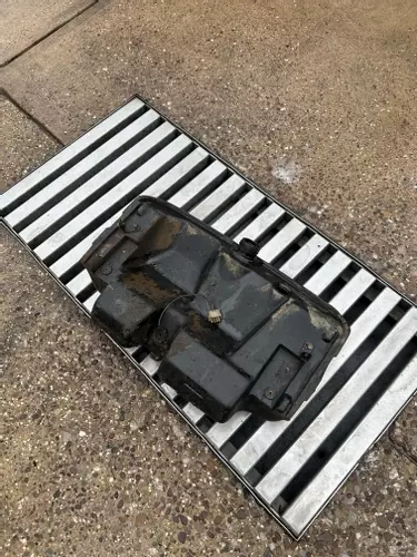 Fuel tank removed from Edge Panther pressure washer to allow cleaning of fuel lines and system during service.